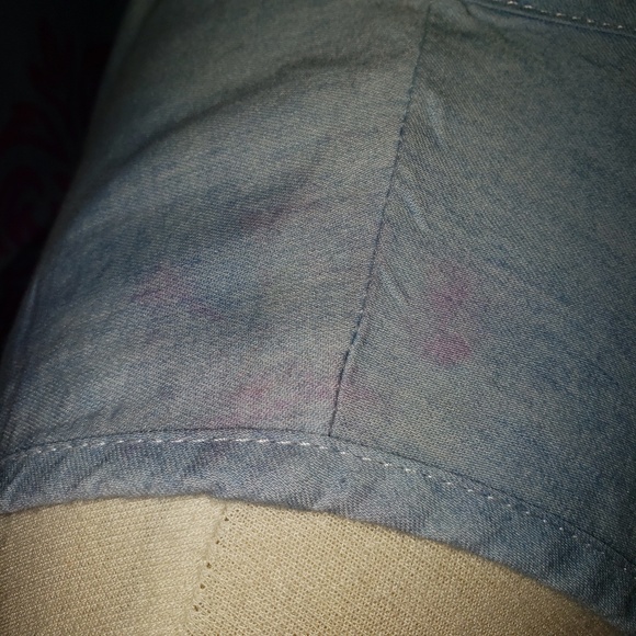 Pop real Denim and Florals Print Dress - Picture 7 of 7